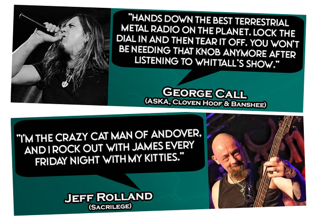 George Call (ASKA, Cloven Hoof, Banshee) | Jeff Rolland (Sacrilege)